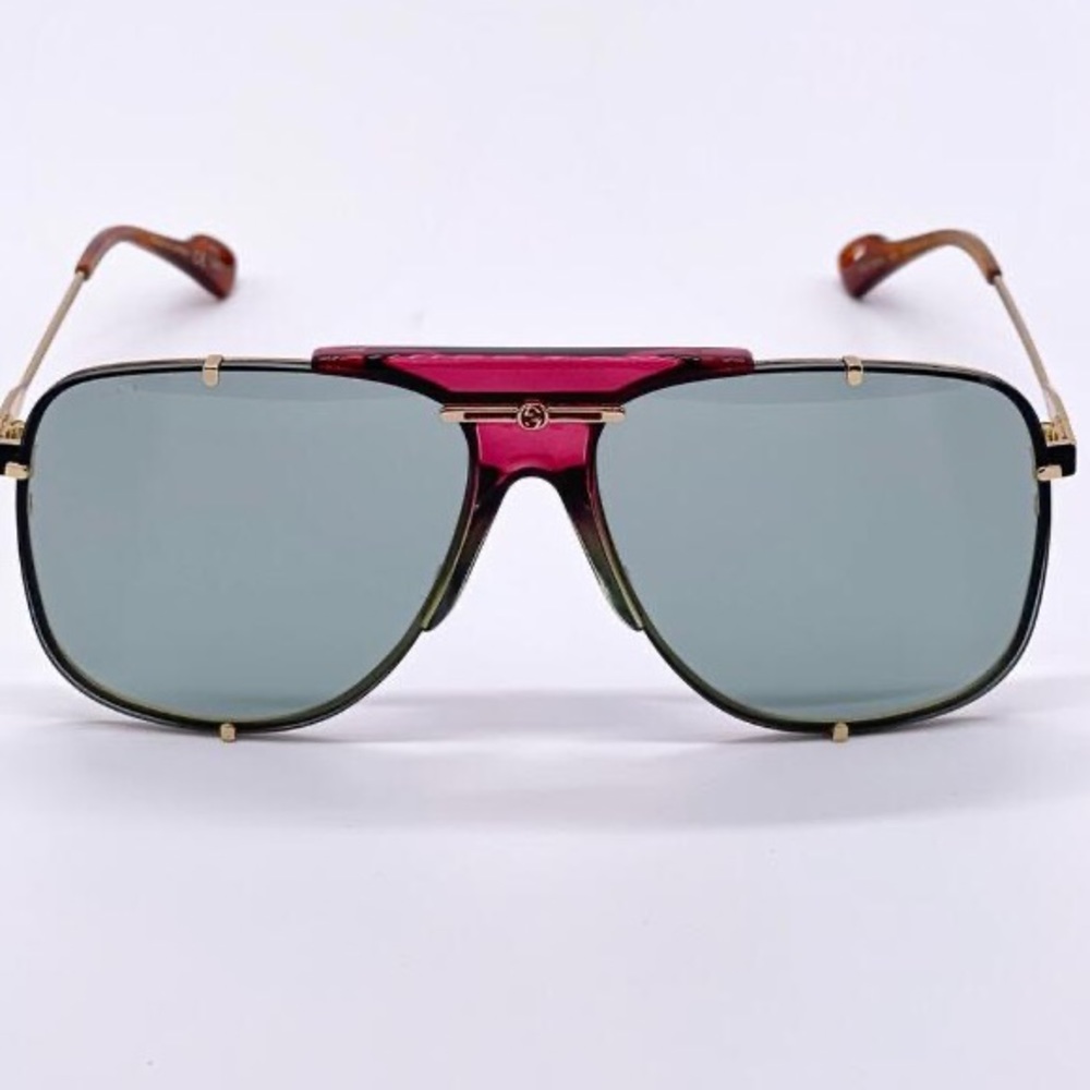 GUCCI Aviator-Style Metal Sunglasses - Picture 4 of 12